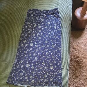 Forever 21 Blue Midi Pencil Skirt for Casual Wear